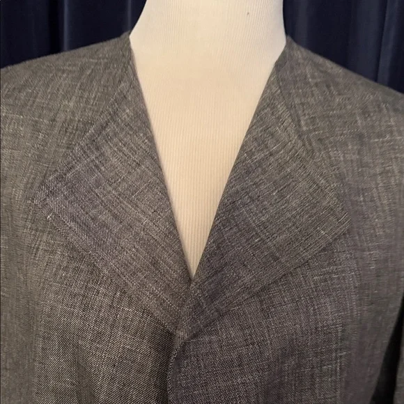 Lafayette 148 New York Charcoal Blazer - Picture 2 of 4